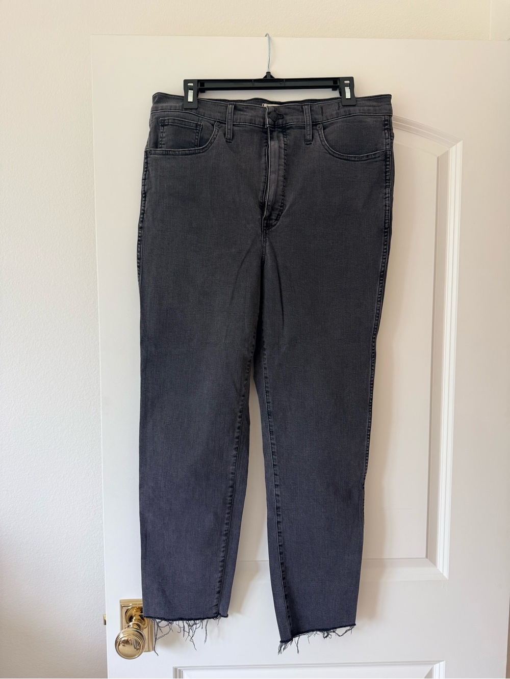 Madewell Washed High-Rise Straight Jeans